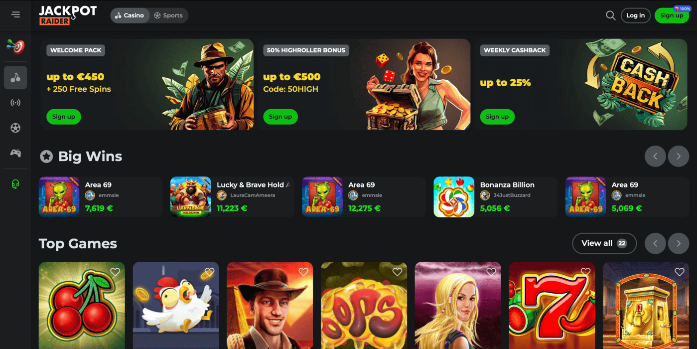 Jackpot Raider Casino